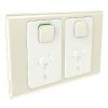 Skin socket switch horiontal double CLIS3025CCE