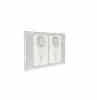 Skin socket switch horiontal double CLIS3025CSV