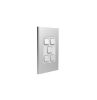 Skin switch vertical/horiontal 5 gang ro CLIS3045CSV