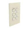 Skin switch vertical/horiontal 6 gang ro CLIS3046CCE