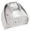 Gpo sw sgl horse shoe w/p ip53 10a dp gy CLIWSC227DGY