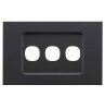 Grid & plate assy 3 gang saturn zen CLIZ4033VHZB