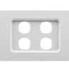 Grid & plate assy 4 gang saturn zen CLIZ4034VHZW