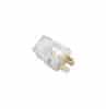 Clipsal 1439/20TR Transparent Polycarbonate 3 Pin Quick Connect Plug, 250V, 20A