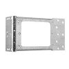 Clipsal 155 Rectangular Standard Pattern Steel Mounting Bracket, 1 Gang, Electro-Galvanized
