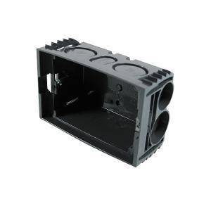 Clipsal 157/1PRM 157 Series Plastic Rectangular Recessed Wall Box With Slide Nuts, 98mm L x 61mm W x 45mm D, 1 Gang, Grey 1 Clipsal 157/1PRM 157 Series Plastic Rectangular Recessed Wall Box With Slide Nuts, 98mm L x 61mm W x 45mm D, 1 Gang, Grey