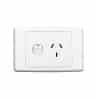 Clipsal 2015WE 2000 Series Power Point, 3 Pin General Purpose Outlet Socket Switch Power Point