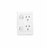 Clipsal 2025VWE 2000 Series Power Point 3 Pin General Purpose Outlet Socket Switch Power Point
