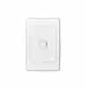 Clipsal 2031VAWE 2000-Series 1 Pole 1 Gang Rocker Switch, 250VAC, 10A, White Electric