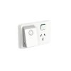 Clipsal 3025NWVW Iconic Power Point Night Walk Sensor Light Power Point