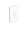 Clipsal 3041V44-VW Iconic Switch Vertical 1 Gang 1/2w 10ax 250v Ip44