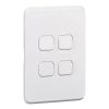 Clipsal 3044CXW 4 Gang Pro Series Switch