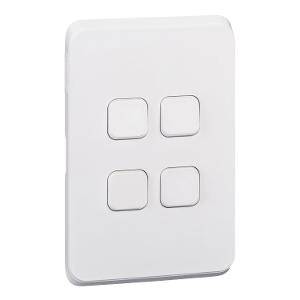 Clipsal 3044CXW 4 Gang Pro Series Switch 1 Clipsal 3044CXW 4 Gang Pro Series Switch