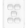 Clipsal 3045CXW 5 Gang Pro Series Switch