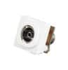Clipsal 30FFPFMSWE Straight Coaxial Connector, White, Female x Female