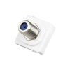 Clipsal 30PFMWE Coaxial Connector, White, Female