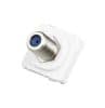 Clipsal 30PFMWE Coaxial Connector, White, Female