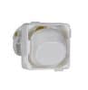 Clipsal 30USMWE White 1/2 Way Rocker Switch, 250VAC, 20A