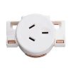Clipsal 413QCWE 1 Pole 3 Pin Outlet Socket, 250VAC, 10A, White Electric
