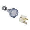 Clipsal 439SLTR Transparent Plastic 3 Pin Plug, 250V, 10A