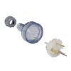 Clipsal 439SHDTR Transparent Plastic 3 Pin Plug, 250V, 10A