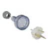 Clipsal 439SHDTR Transparent Plastic 3 Pin Plug, 250V, 10A