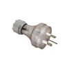Clipsal 439SXHDTR Transparent Plastic 3 Pin Plug, 250V, 10A