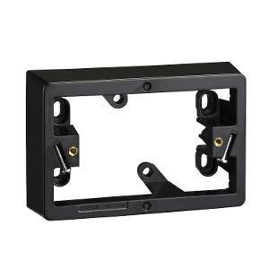Clipsal 449ABK Black PVC 1 Gang Rectangle Mounting Block, 122mm W x 78mm L 1 Clipsal 449ABK Black PVC 1 Gang Rectangle Mounting Block, 122mm W x 78mm L