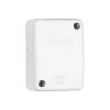 Clipsal 554C4WE 554-Series PVC Rectangular Junction Box With Clip Lid, 1 Earth And 3 Active Connector, 86mm H x 45mm W x 58mm D, White