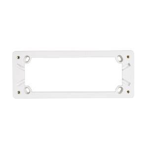 Clipsal C2015D4MBWE White Electric Plastic 4 Gang Rectangle Mounting Block, 198mm W x 79mm L 1 Clipsal C2015D4MBWE White Electric Plastic 4 Gang Rectangle Mounting Block, 198mm W x 79mm L