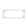 Clipsal C2015D4MBWE White Electric Plastic 4 Gang Rectangle Mounting Block, 198mm W x 79mm L