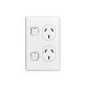 Clipsal C2025VWE Classic C2000 Series 3 Power Point Pin General Purpose Outlet Socket Switch Power Point