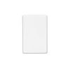 Clipsal C2031VXWE Vertical Mount Plastic Switch Grid Plate and Cover With Blank and Surround, White Electric, 116mm L x 76mm W x 13mm T