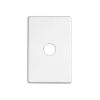 Clipsal Classic C2000 Series C2031VHWE 1 Gang Switch Grid Plate and Cover, White Electric