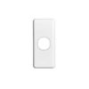 Clipsal Classic C2000 Series C2031WE 1 Gang Switch Grid Plate and Cover, White Electric