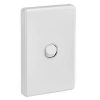 Clipsal Classic C2031V66WE 1 Gang 1 Pole Flush Switch, White Electric, 20A, 250VAC at 50Hz