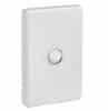 Clipsal Classic C2031V66WE 1 Gang 1 Pole Flush Switch, White Electric, 20A, 250VAC at 50Hz