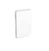 Clipsal Iconic Skin Switch Blank Plate Cover, Horizontal/Vertical Mount, Vivid White, 3040C-VW
