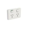 Clipsal Iconic Socket Outlet Power Point Skin for Twin Switched Socket Power Point