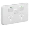 Skin socket swhoritwin 1exblank 10a250v CLI3025XCXW