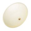 Clipsal OYWHT Oyster Fan Light, 242 mm dia x 80 mm D, White, With (2) E27 Globe Holders