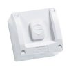 Clipsal WS226RG Slide Switch, 1G, 1 Pole, 250V, 16A, 1/2Way, Weather Protected, IP66, Surface Mount, Resistant Grey