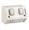 Clipsal WSC227/2/15RG 3 Pin General Purpose Weatherproof Outlet Socket Switch, 250V, 15A, Resistant Grey