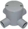 Junction box deep pvc 25mm 4 way 10 box CABDJB4-25