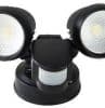 Energetic Lighting 203015S Seculite Wall and Ceiling Spotlight With Sensor, Black