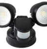 Energetic Lighting 203015S Seculite Wall and Ceiling Spotlight With Sensor, Black