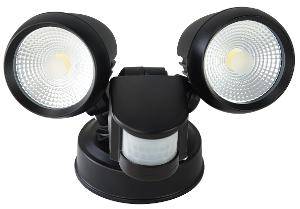 Energetic Lighting 203015S Seculite Wall and Ceiling Spotlight With Sensor, Black 1 Energetic Lighting 203015S Seculite Wall and Ceiling Spotlight With Sensor, Black