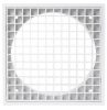 100mm egg crate grille FANECG100