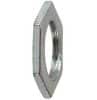 Hex locknut nickle plated brass 32mm FLEB-M32