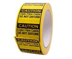 Fibre optic cable warning tape 66m roll CABFOCTAPE 1 Fibre optic cable warning tape 66m roll CABFOCTAPE